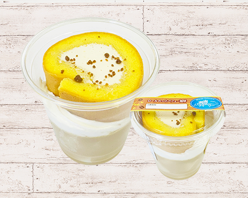 ロールのっけパフェ・珈琲