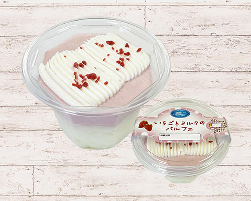 いちごとミルクのパルフェ